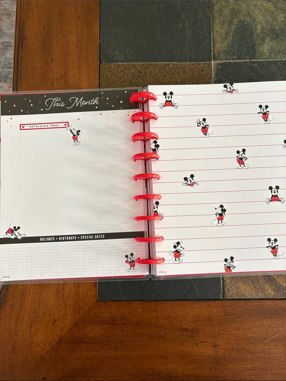 The Happy Planner bright red